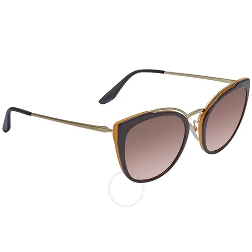Kính Mát Prada Pink Gradient Orange Square Ladies Sunglasses